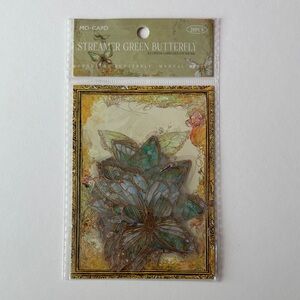 🦋Holographic🌈 Green Butterfly Stickers